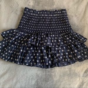 LOFT smocked skirt